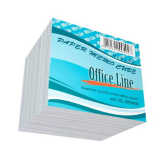 Bloc de hirtii albe pentru box Office Line 90*90*90