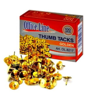 Pioneze Office Line aurie 100buc