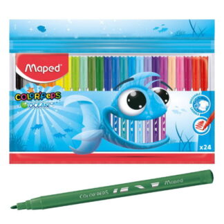 Carioci 24 culori Maped Ocean