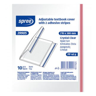 Invelitoare pentru caiete  autoadezive 210x380mm Spree